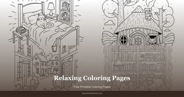 Relaxing Coloring Pages: Free Printable Calm and Soothing Designs for Stress Relief