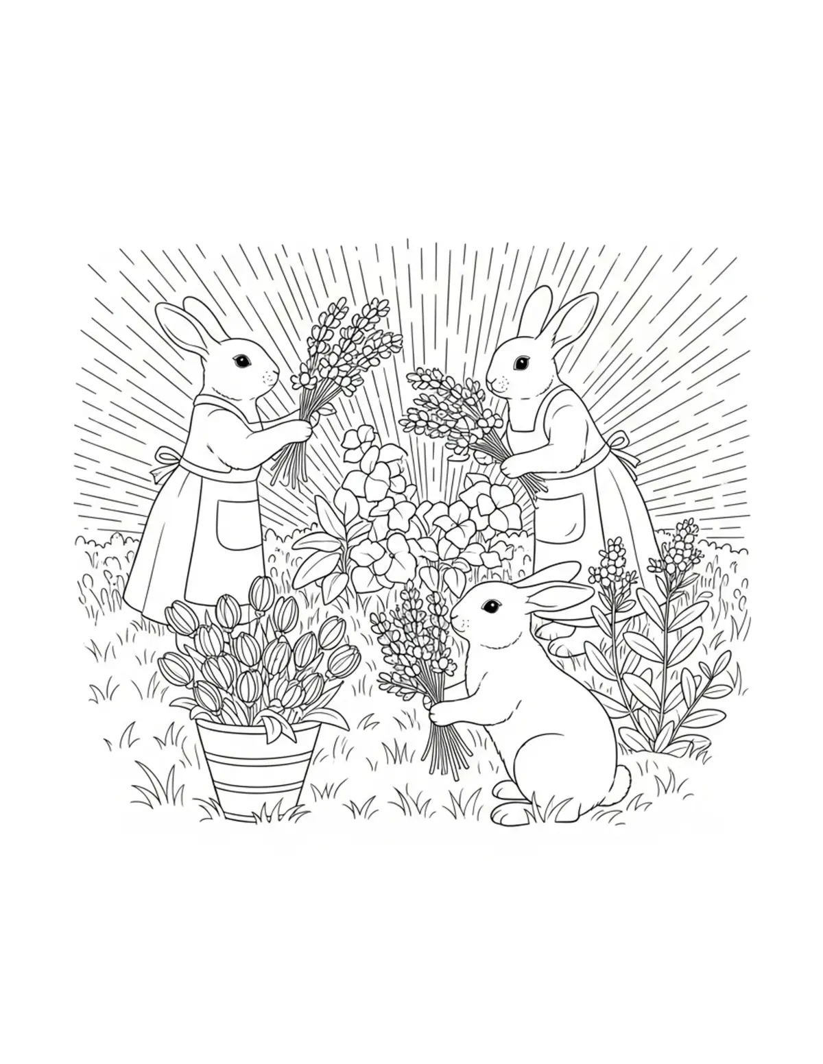Cottagecore Coloring Pages: Free Printable Charming Countryside Scenes