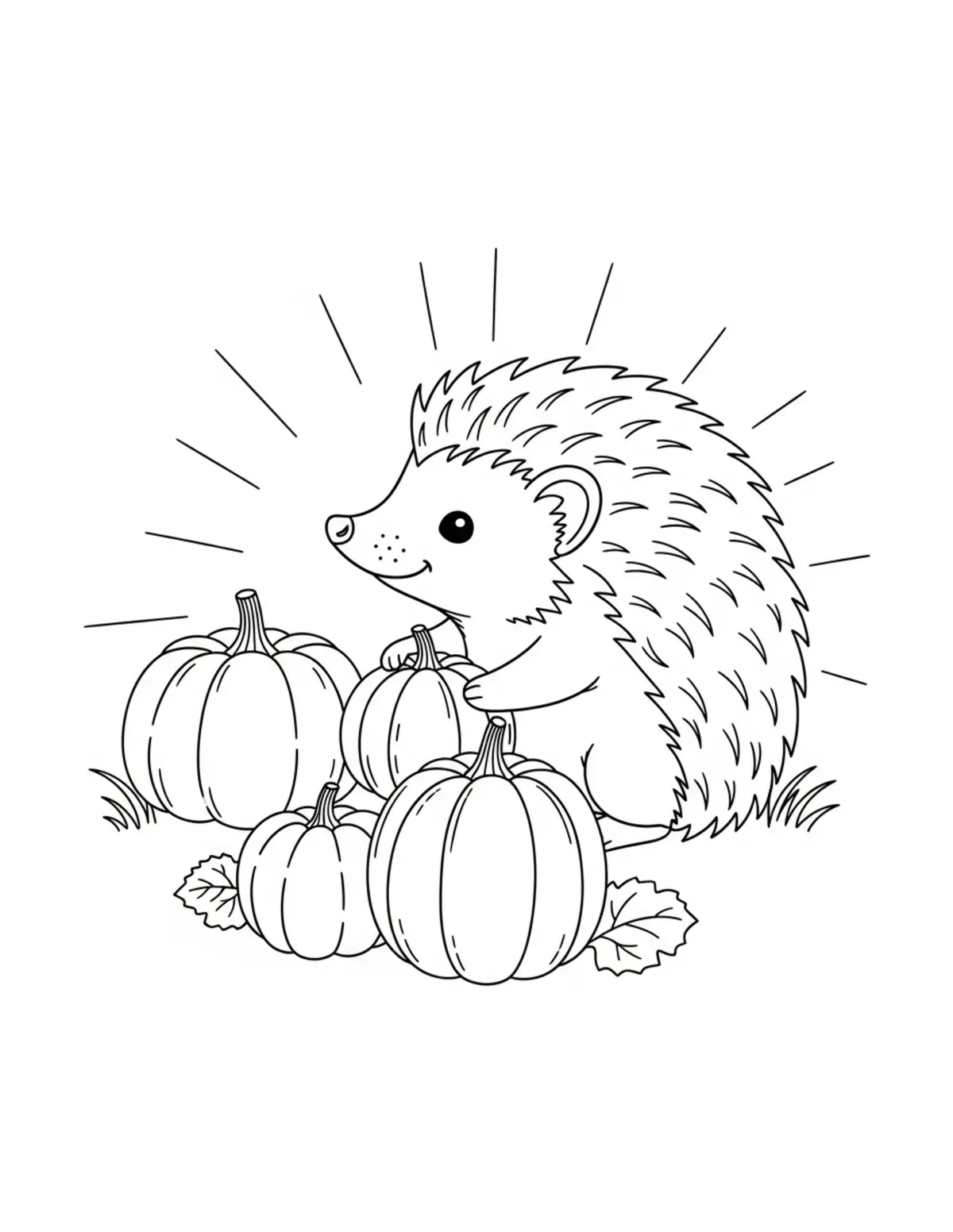 Halloween Coloring — Spooky cute Halloween scenes with pumpkins, ghosts, and autumn fun