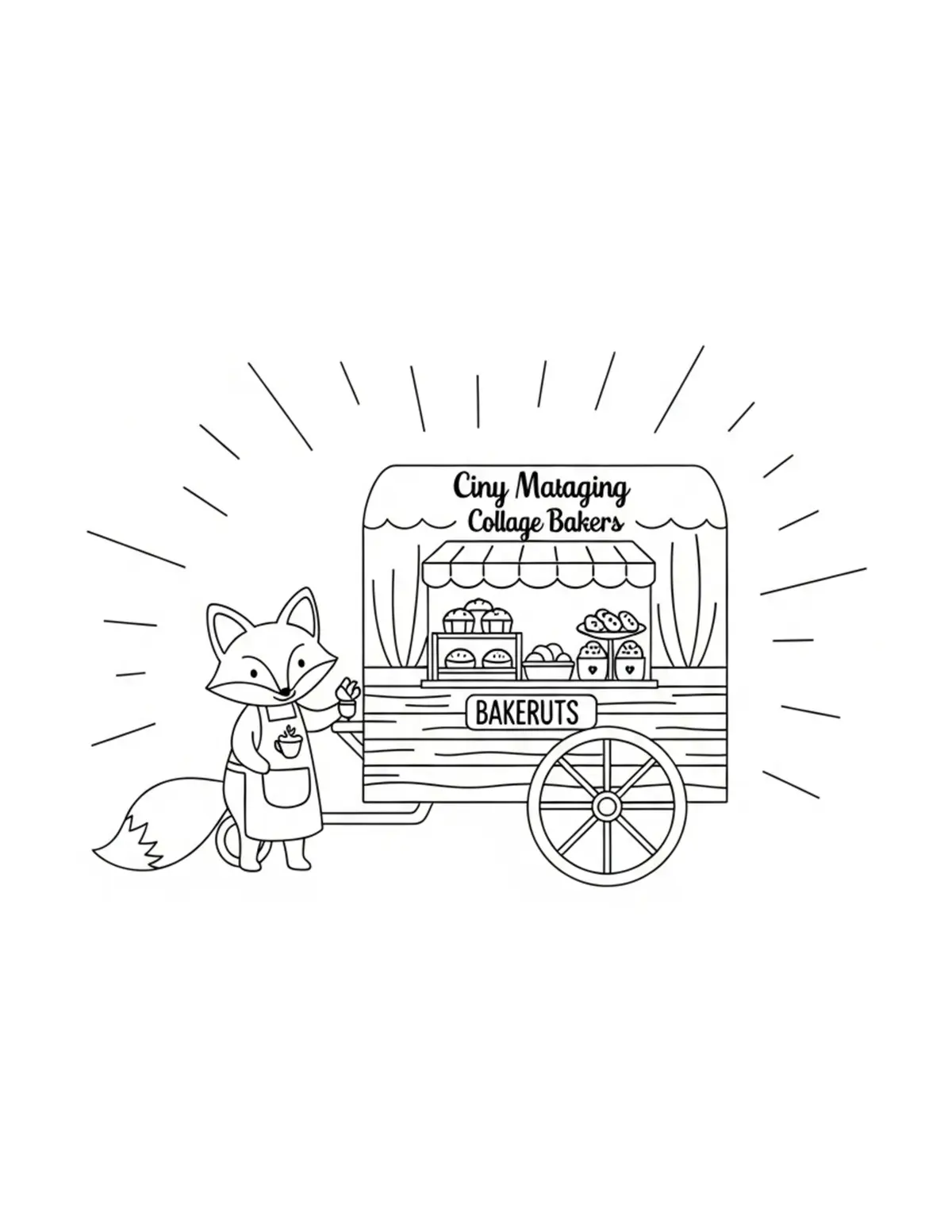 Cute Fox Coloring Pages: Free Printable JPG Downloads