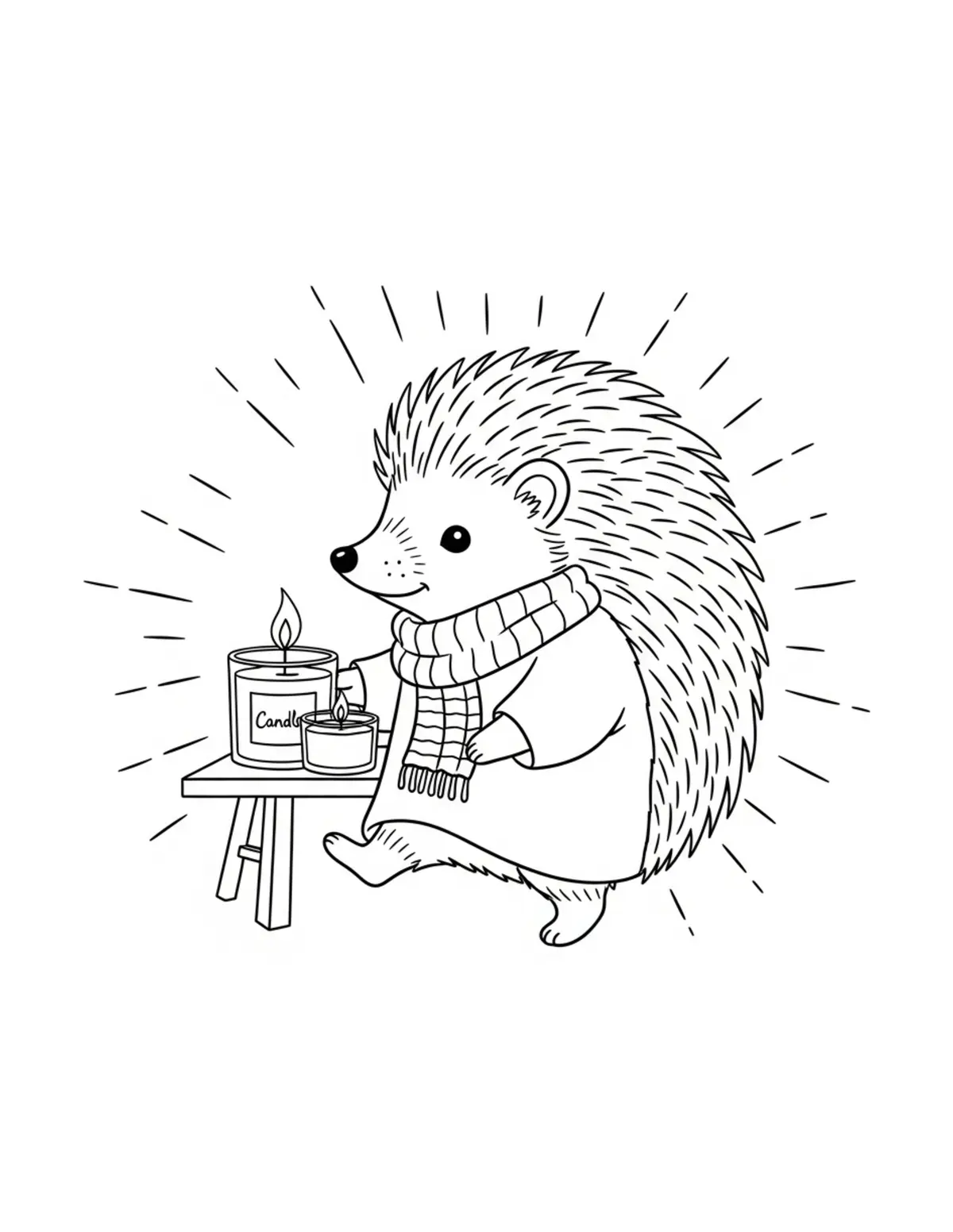 Cute Hedgehog Coloring Pages: Free Printable Spiky Friend Scenes