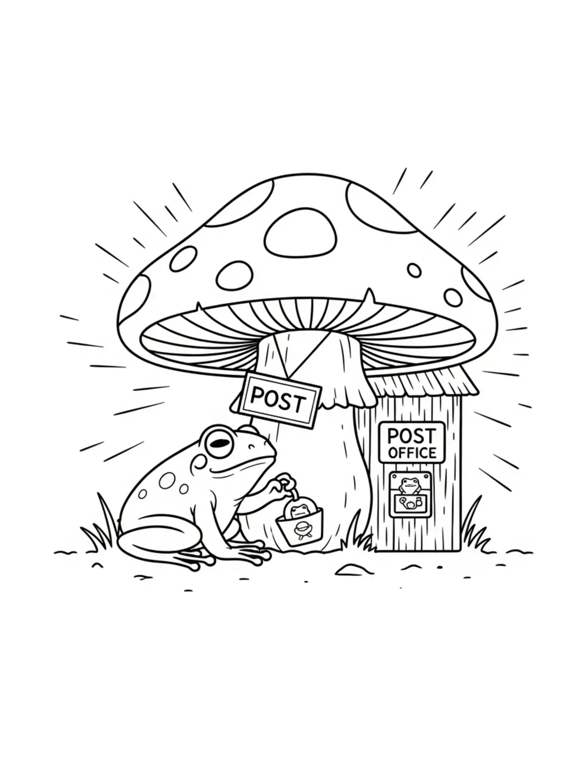 Riverside & Pond Life Coloring Pages: Free Printable JPG Downloads