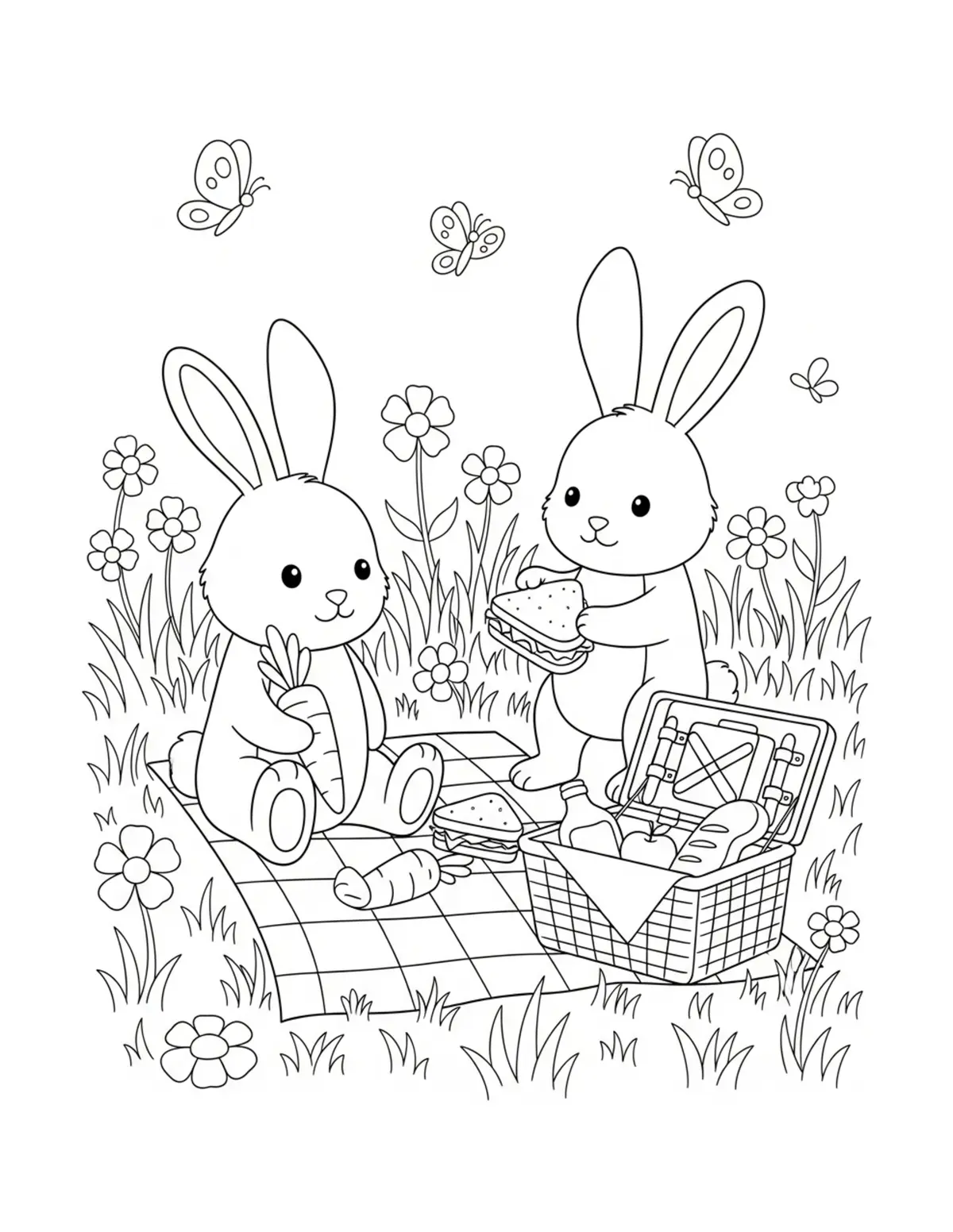 Cute Animals — Adorable animal friends in charming everyday scenes — free to download and print